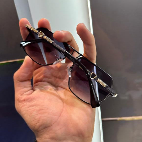 Ferrari Designer Gold-Black Luxury Sunglasses – Prestige Performance Eyewear