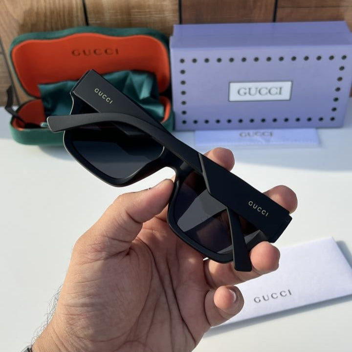 Gucci Matt Black Sunglasses – Luxury Designer Shades