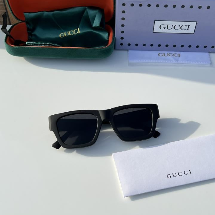 Gucci Matt Black Sunglasses – Luxury Designer Shades