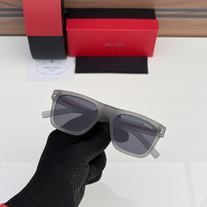 Prada Grey & Black Sunglasses