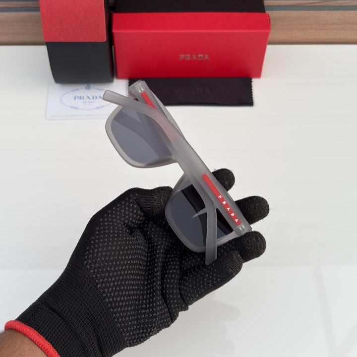 Prada Grey & Black Sunglasses