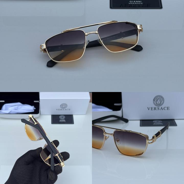 Versace Golden Orange Shaded Sunglasses – Luxury Designer Eyewear