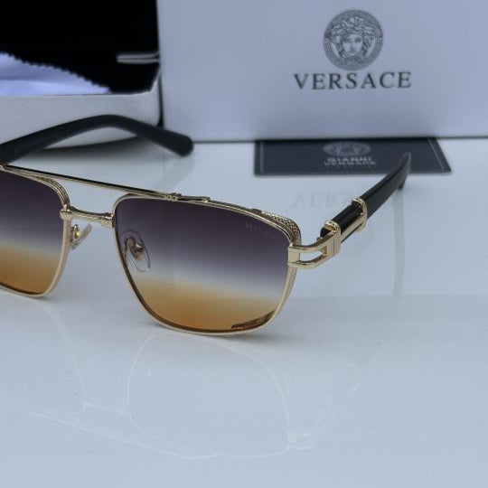 Versace Golden Orange Shaded Sunglasses – Luxury Designer Eyewear