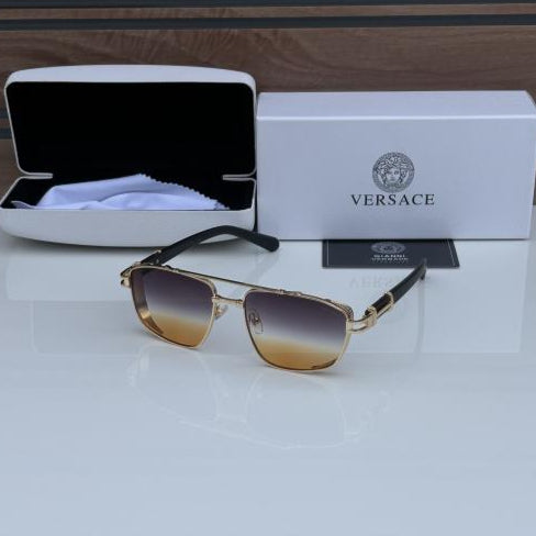 Versace Golden Orange Shaded Sunglasses – Luxury Designer Eyewear