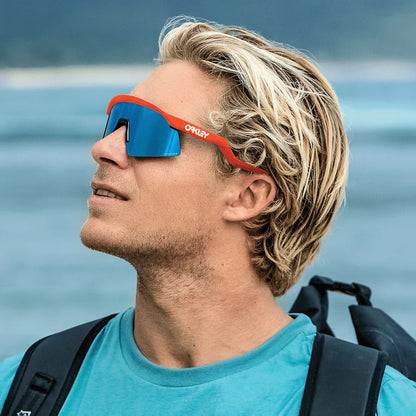 Oakley Hydra sport Sunglasses (orange & blue)