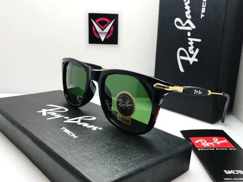 RB Green & Gold Sunglass For Unisex