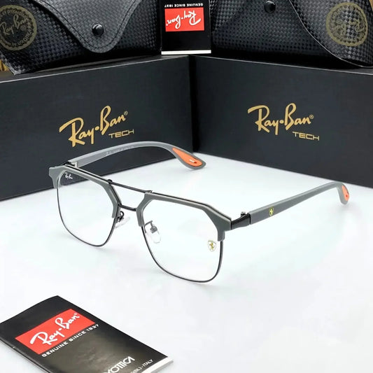 RB Fancy Grey Clear Eyewear