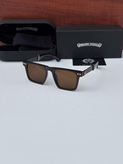 Chrome Hearts Brown Sunglasses – Bold Handcrafted Luxury