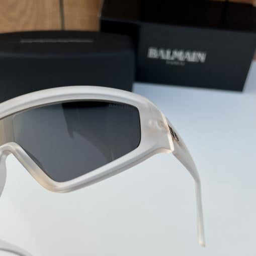 Balmain White Black Sunglasses – Luxury Designer Shades