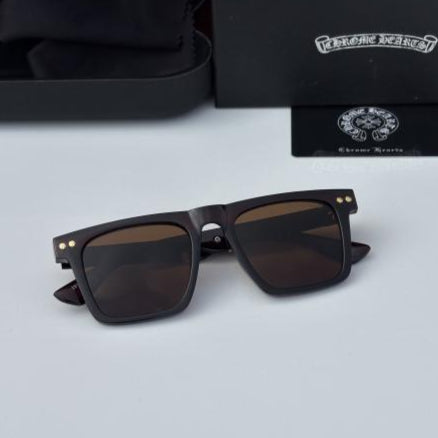 Chrome Hearts Brown Sunglasses – Bold Handcrafted Luxury