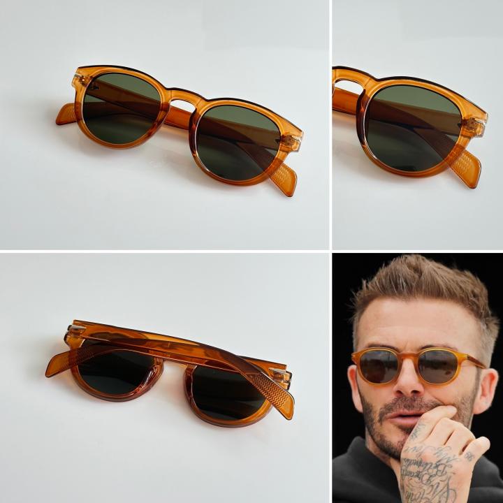 David Beckham Water Brown Green Sunglasses – Sporty Modern Luxury
