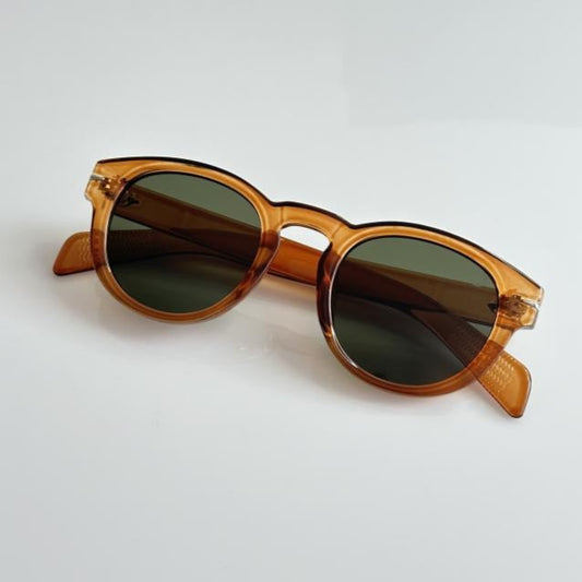 David Beckham Water Brown Green Sunglasses – Sporty Modern Luxury
