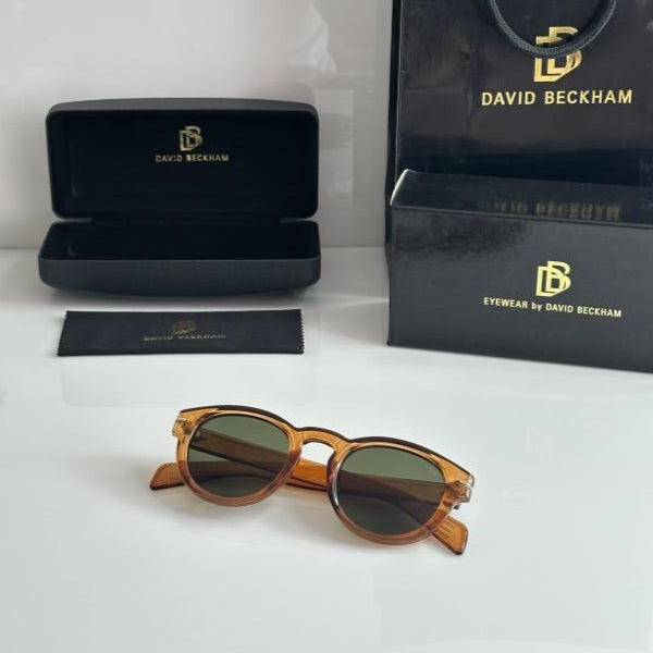 David Beckham Water Brown Green Sunglasses – Sporty Modern Luxury