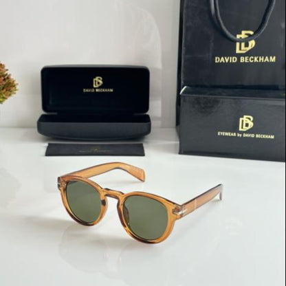 David Beckham Water Brown Green Sunglasses – Sporty Modern Luxury