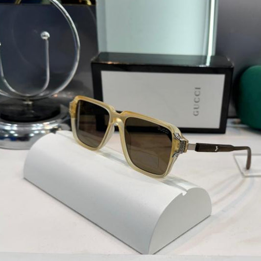Gucci Wood-Brown Luxury Shades