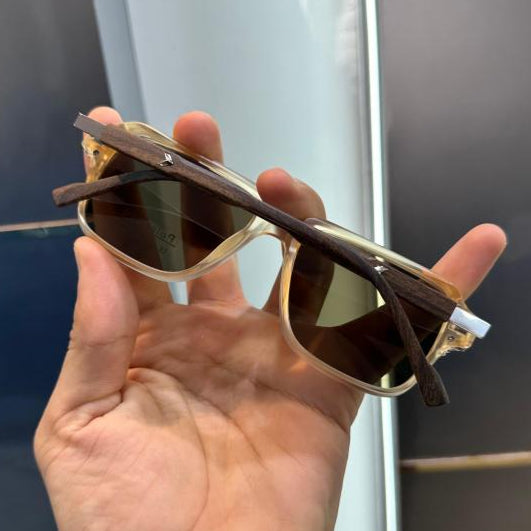 Gucci Wood-Brown Luxury Shades