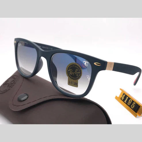 RB New Stylish Blue Shade & Black Sunglass For Unisex