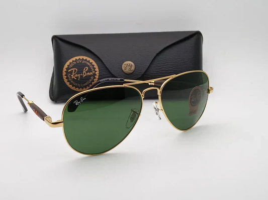 RB Green & Gold Hot Favourite Wintage Sunglass For Unisex.