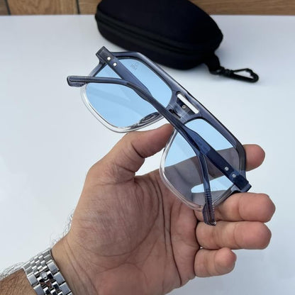 Jacques Marie Mage Blue White Candy Sunglasses – Bold Collectible Eyewear