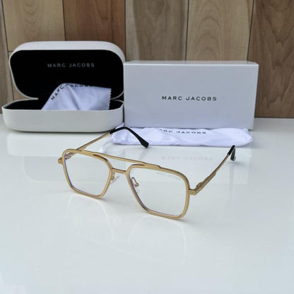 Marc Jacobs Gold Plano Sunglasses