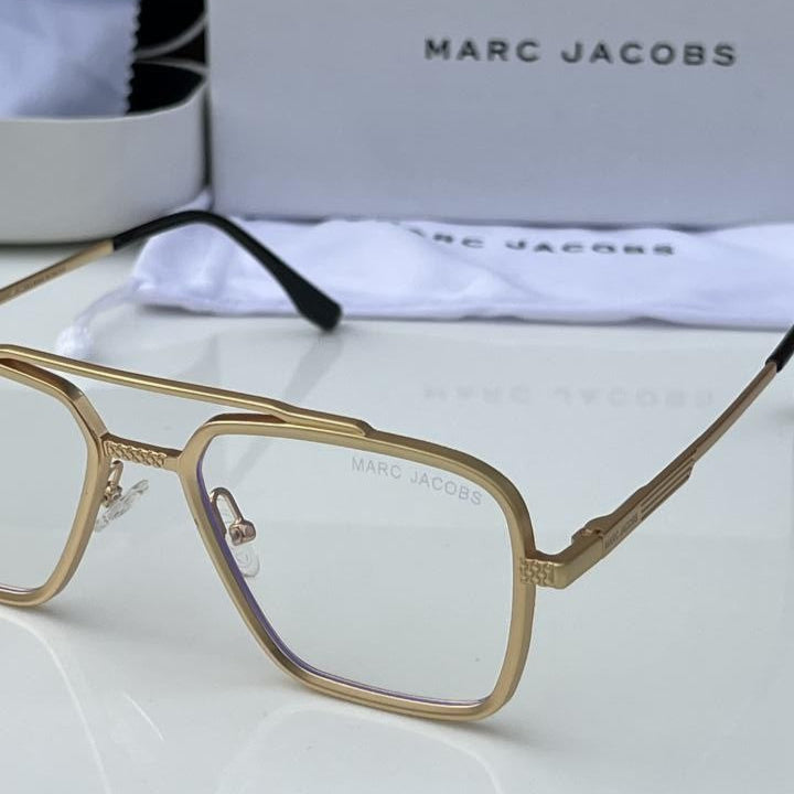 Marc Jacobs Gold Plano Sunglasses