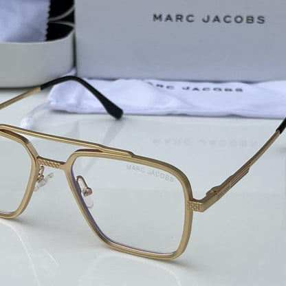 Marc Jacobs Gold Plano Sunglasses