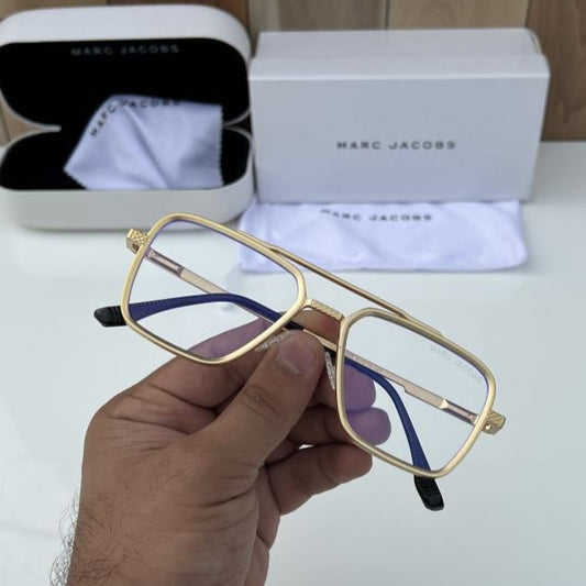 Marc Jacobs Gold Plano Sunglasses
