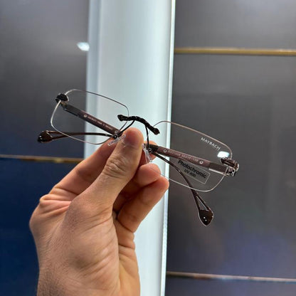Maybach Wine Designer Luxury Sunglasses – Convertible Lens