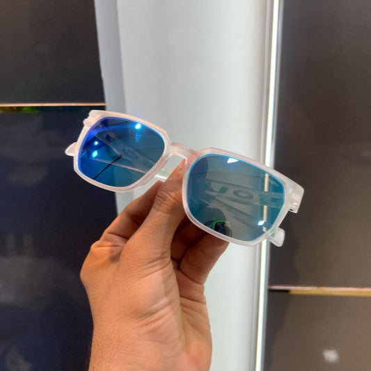 Oakley Designer Transparent Stick Blue Shade – Sporty Modern Edge