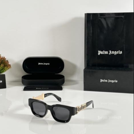 Palm Angels Black Sunglasses – Street-Luxury Boldness