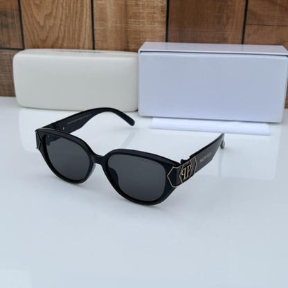 Philipp Plein Black Sunglasses – Bold Luxury Statement
