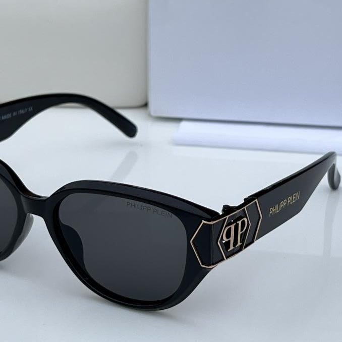 Philipp Plein Black Sunglasses – Bold Luxury Statement