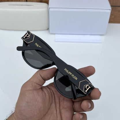 Philipp Plein Black Sunglasses – Bold Luxury Statement