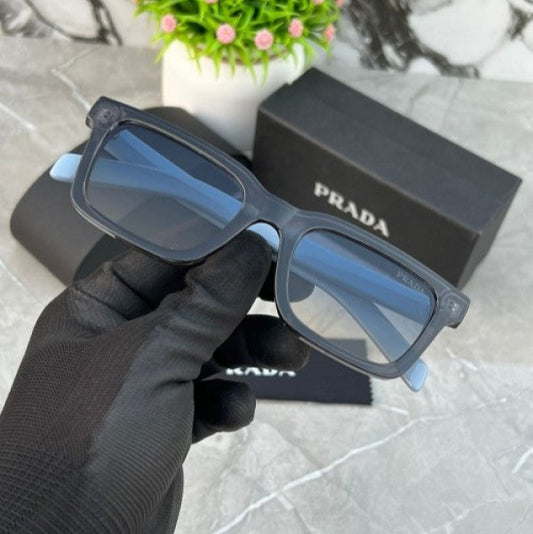 Prada Grey Blue Sunglasses – Timeless Luxury Eyewear