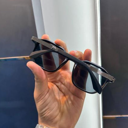 Prada Milano Silver-Black Luxury Sunglasses – Modern Italian Elegance