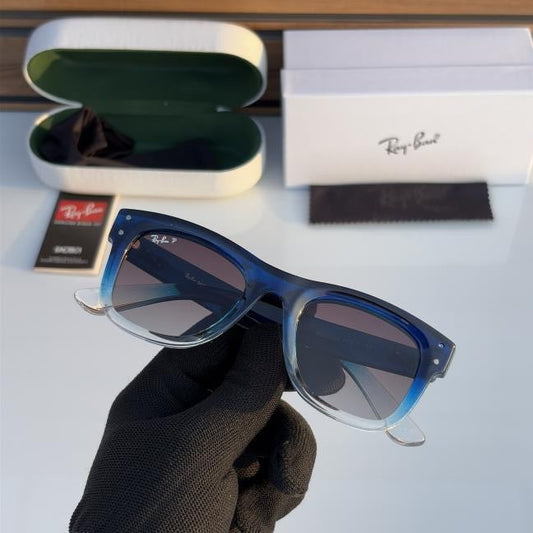 Ray-Ban Blue White Shaded Sunglasses