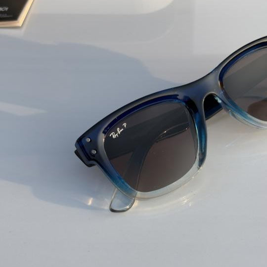 Ray-Ban Blue White Shaded Sunglasses