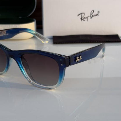 Ray-Ban Blue White Shaded Sunglasses