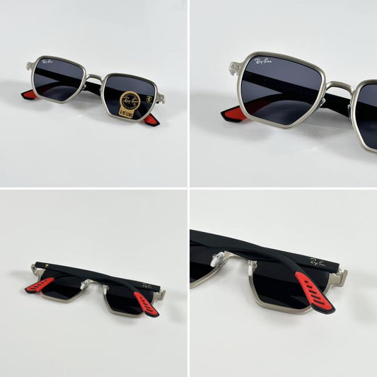 Ray-Ban Silver Black Sunglasses