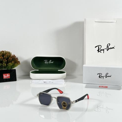 Ray-Ban Silver Black Sunglasses