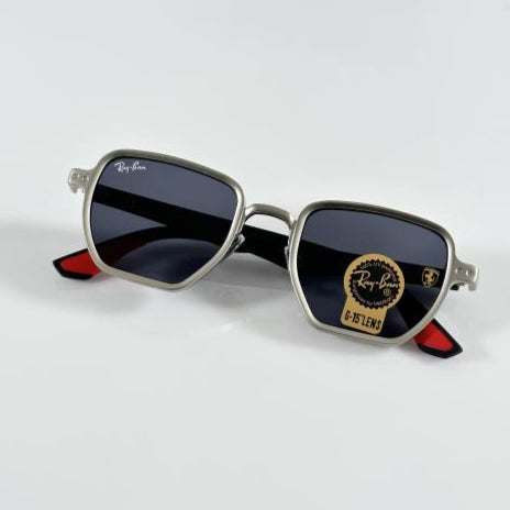 Ray-Ban Silver Black Sunglasses