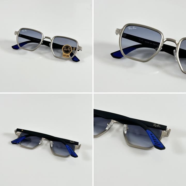 Ray-Ban Silver Blue Sunglasses – Timeless Modern Classic