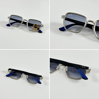 Ray-Ban Silver Blue Sunglasses – Timeless Modern Classic