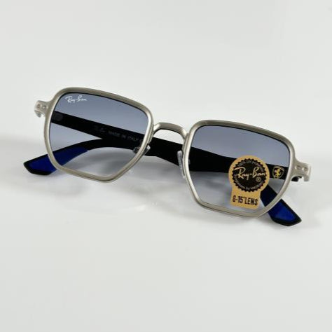 Ray-Ban Silver Blue Sunglasses – Timeless Modern Classic