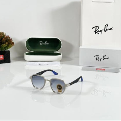 Ray-Ban Silver Blue Sunglasses – Timeless Modern Classic