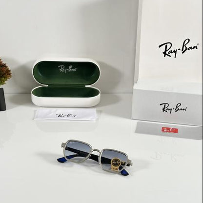 Ray-Ban Silver Blue Sunglasses – Timeless Modern Classic