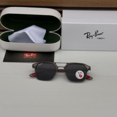 Ray-Ban Smoke Grey Black Sunglasses