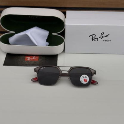 Ray-Ban Smoke Grey Black Sunglasses