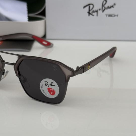 Ray-Ban Smoke Grey Black Sunglasses