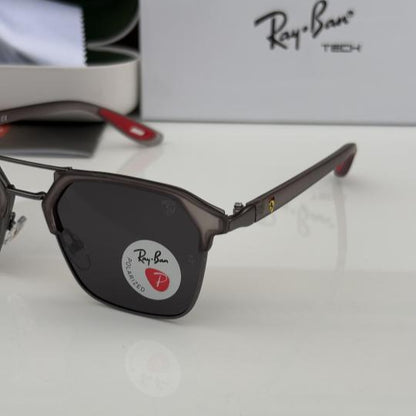 Ray-Ban Smoke Grey Black Sunglasses